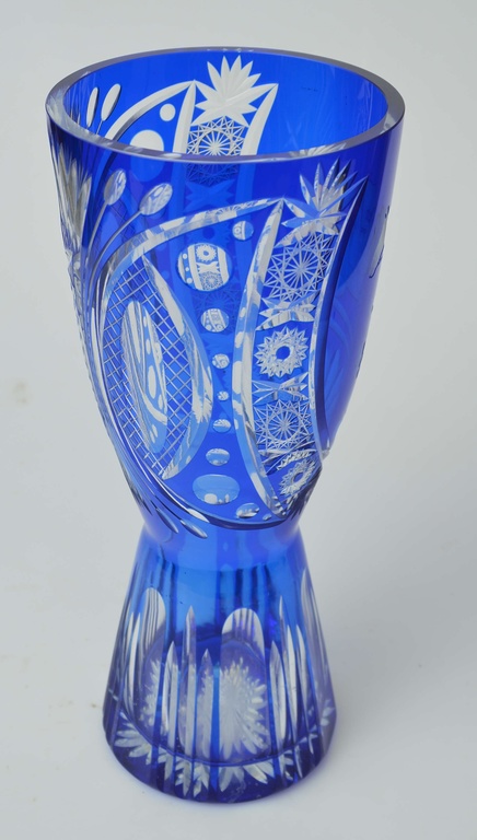 Stained glass vase