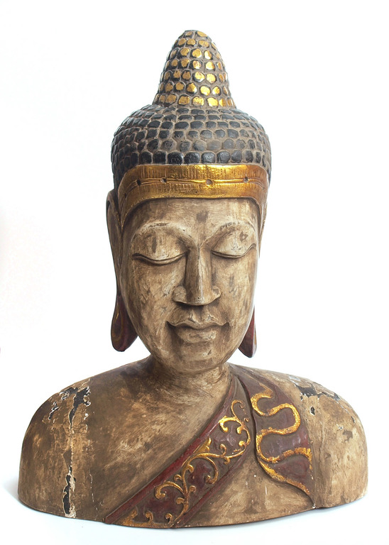 Koka figūra “Budas galva”