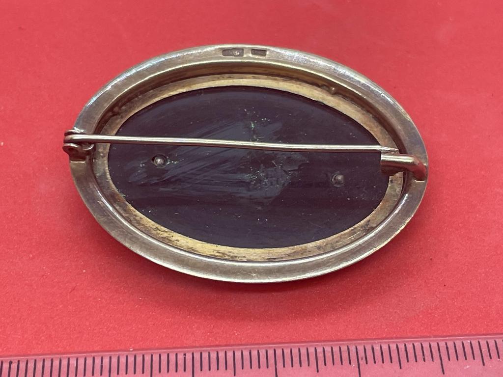 Silver brooch