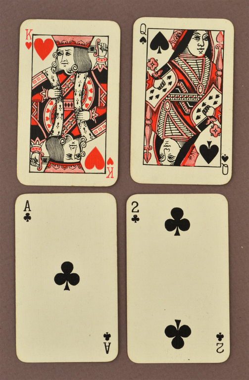 Playing cards Latvian Red Cross