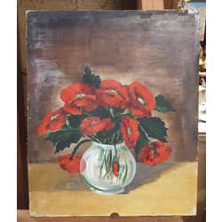 Still life with poppies