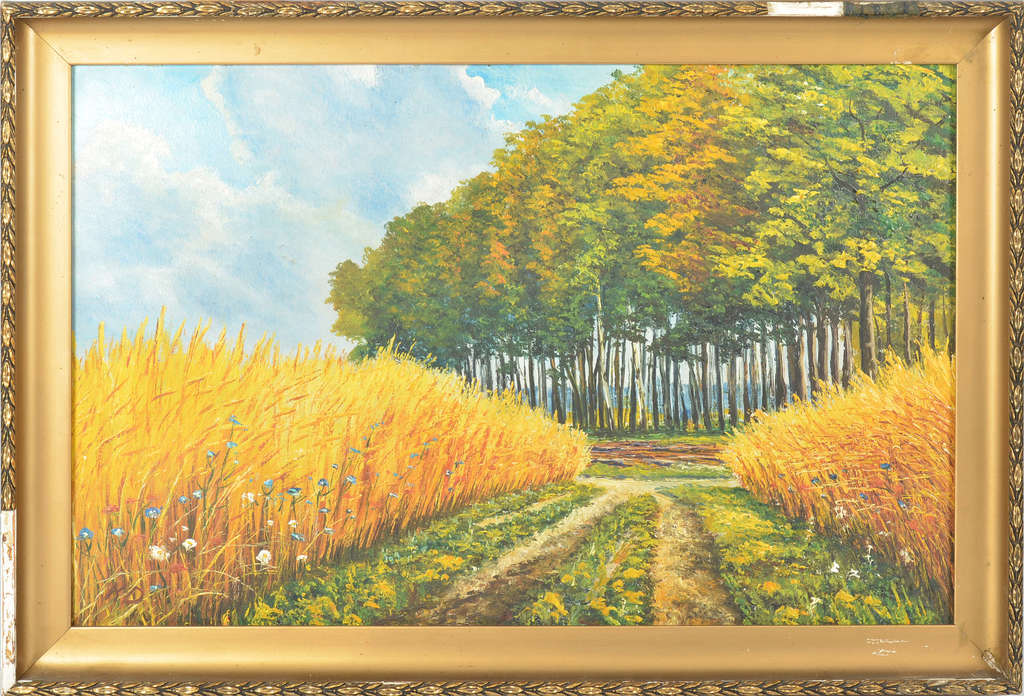 Landscape with a cereal field