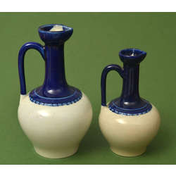 Bardinet porcelain liqueur jugs (2 pcs)