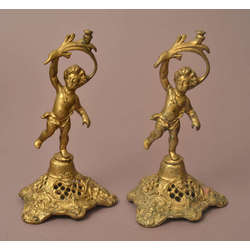 Bronze candlesticks (2 pcs.)