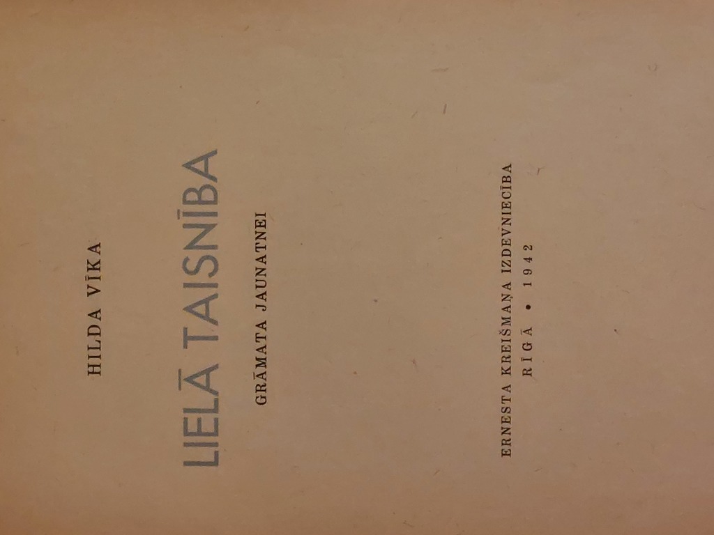 Hilda Vika Lielā taisnība