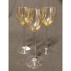 Glass glasses 3 pcs.