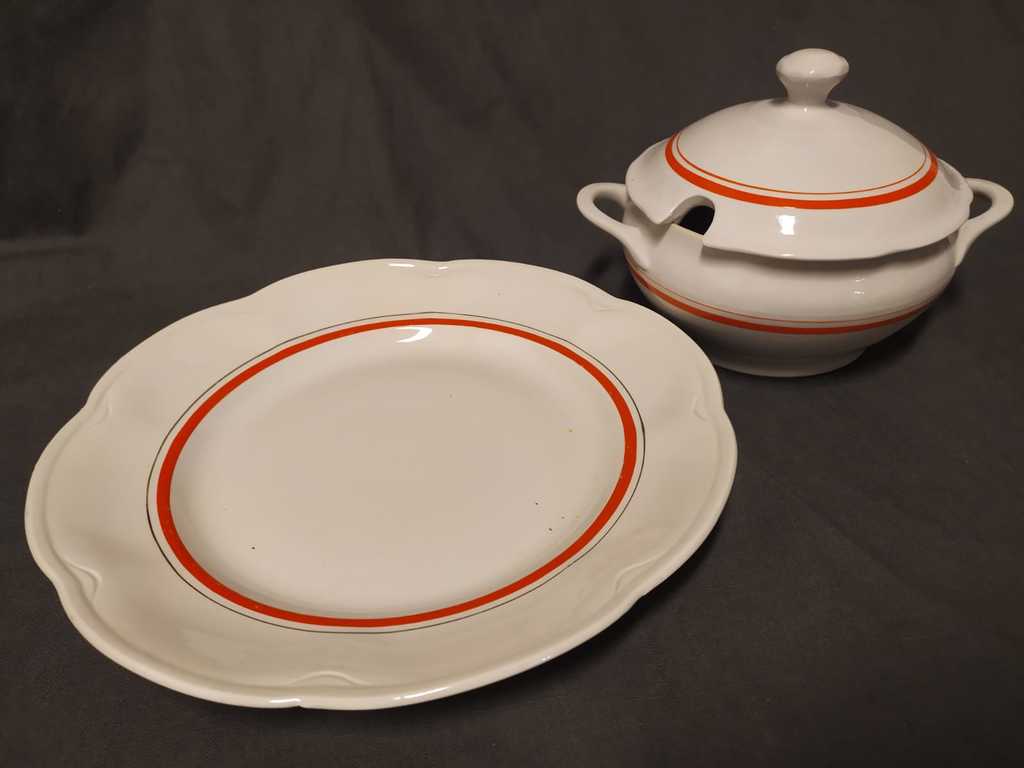 Porcelain dinnerware 2 pcs.