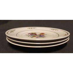 Porcelain plate set 3 pcs