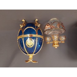 Egg case FABERGE SAPPHIRE 