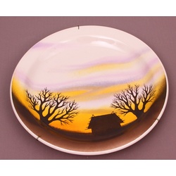 Decorative ceramic plate