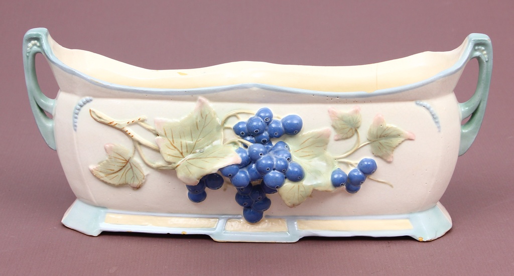 Art Nouveau faience dish 