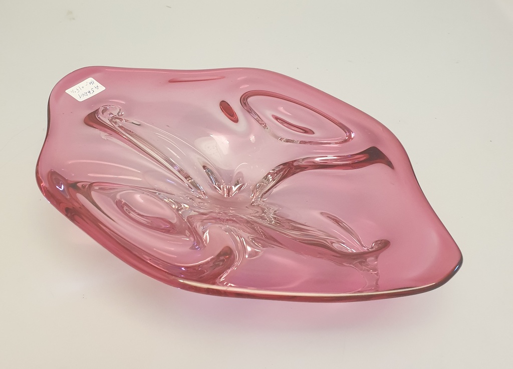 Stained glass serving dish