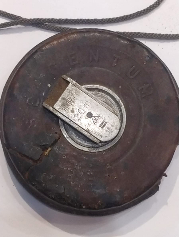 Luftwaffe military tape measure and compass