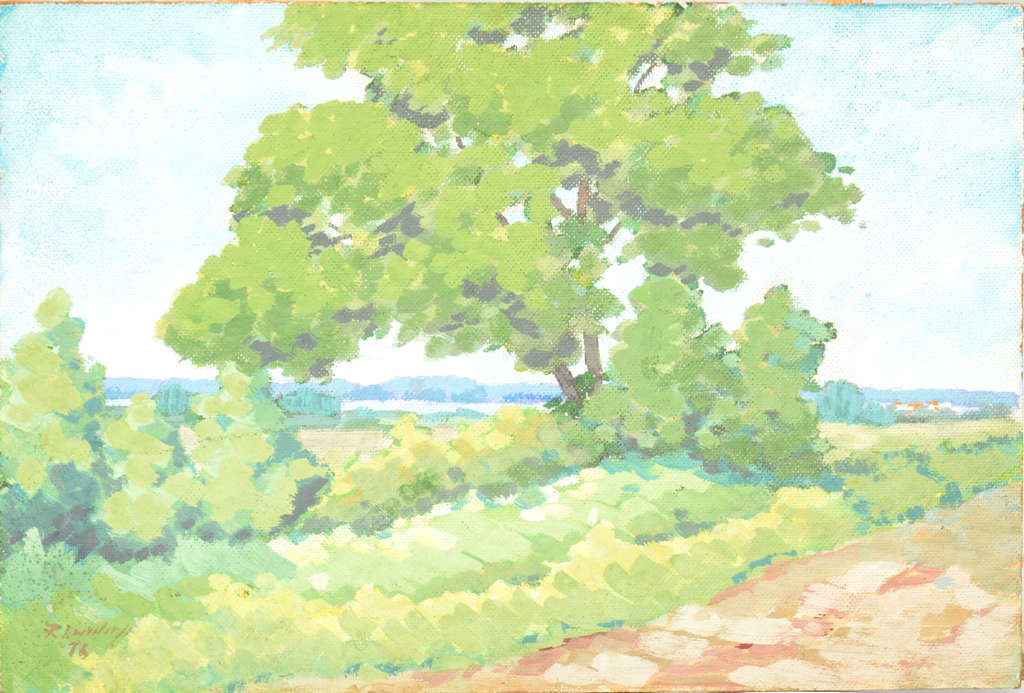 Пейзаж с деревом