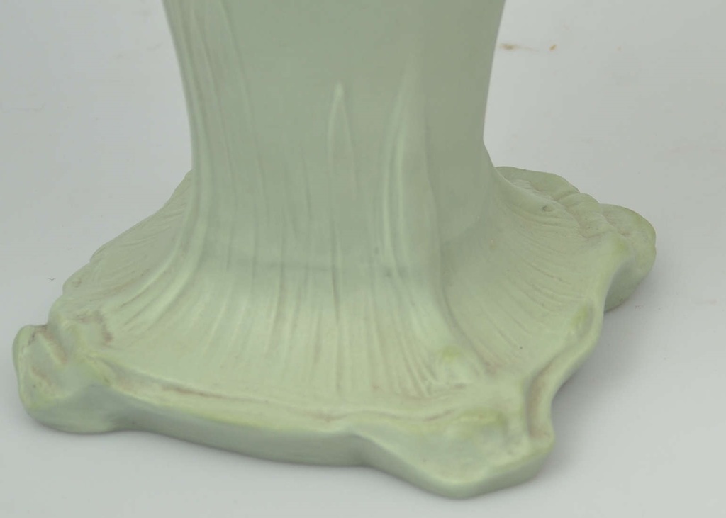 Art Nouveau biscuit vase