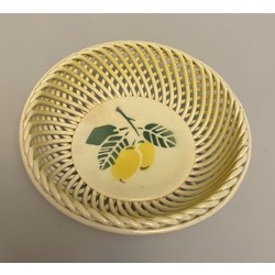 Faience fruit bowl 