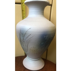 Vase Fish, ceramics, handicraft, author's work, 20th cent.