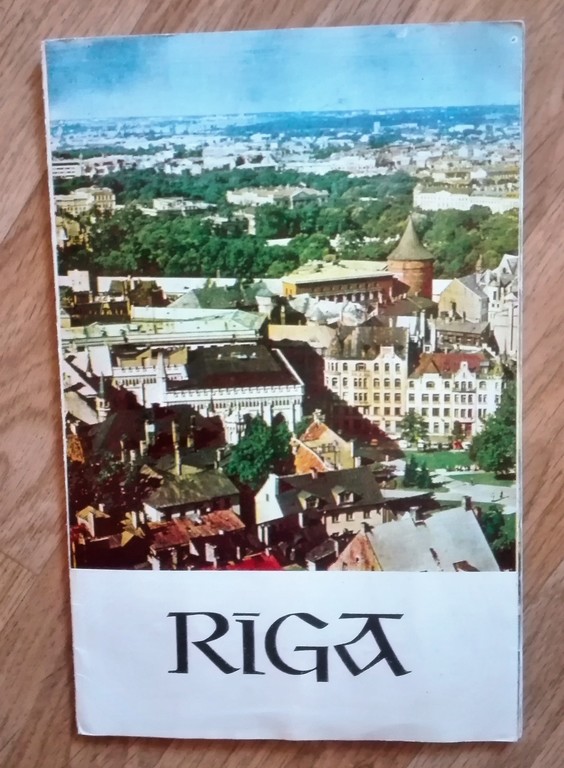 Riga, guide / map, 1979, English 