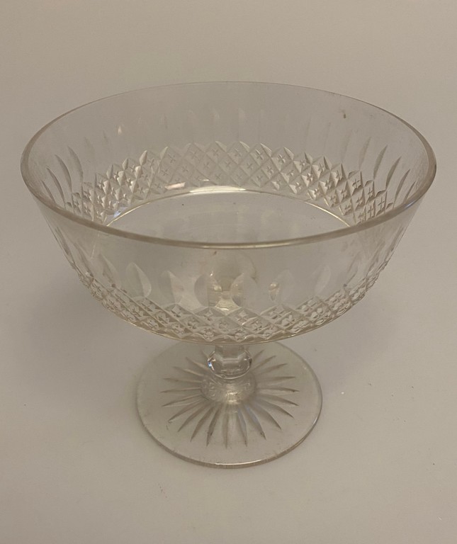 Glass candy bowl