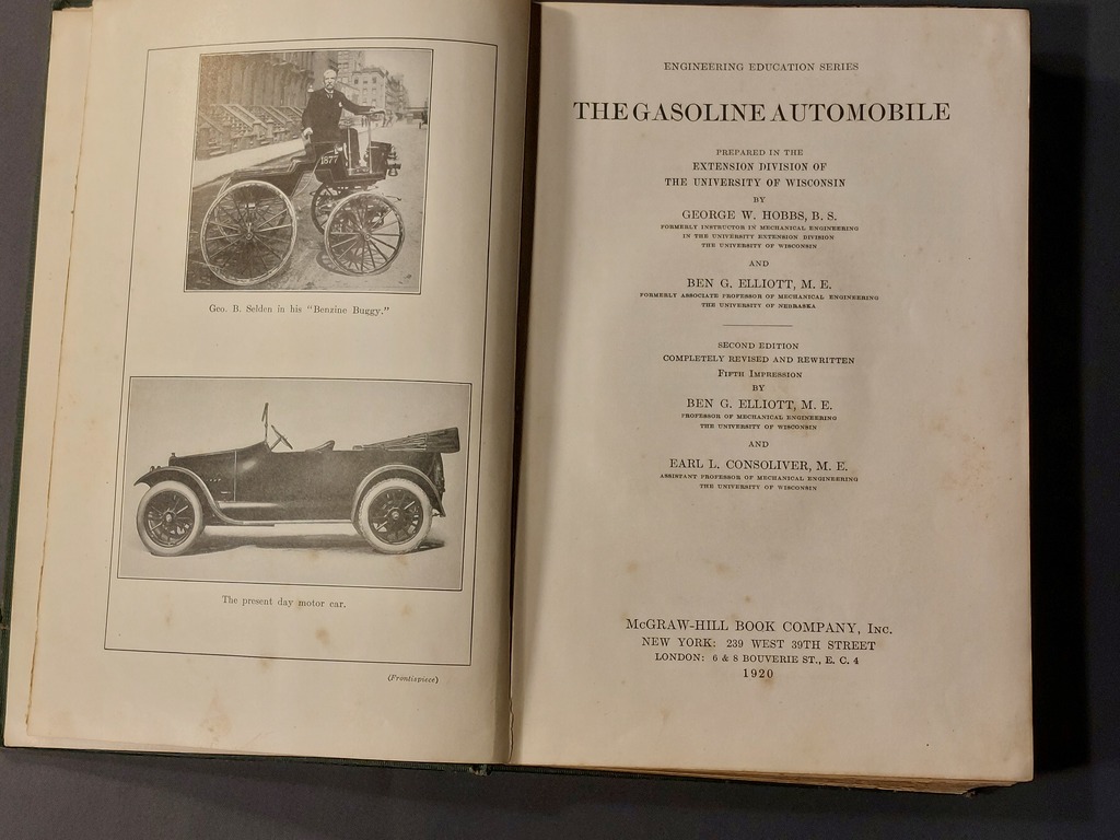 THE GASOLINE AUTOMOBILE 1920