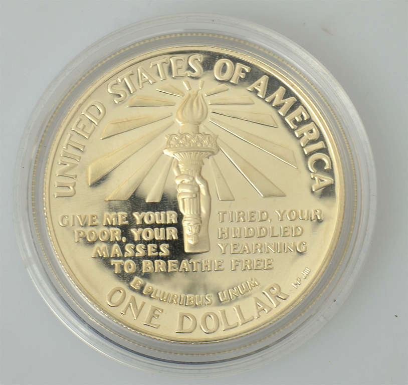 Silver dollar, anniversary coin