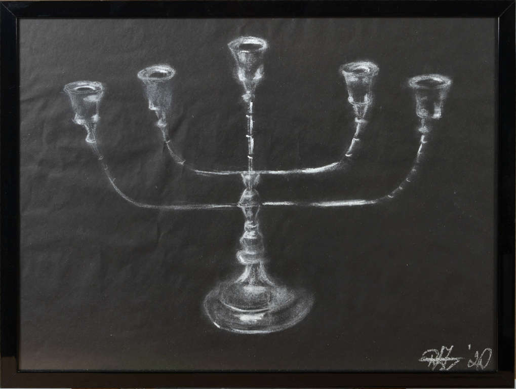 Painting Candlestick by Ramona Svede