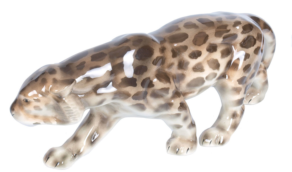 Faience figure ''Leopard''