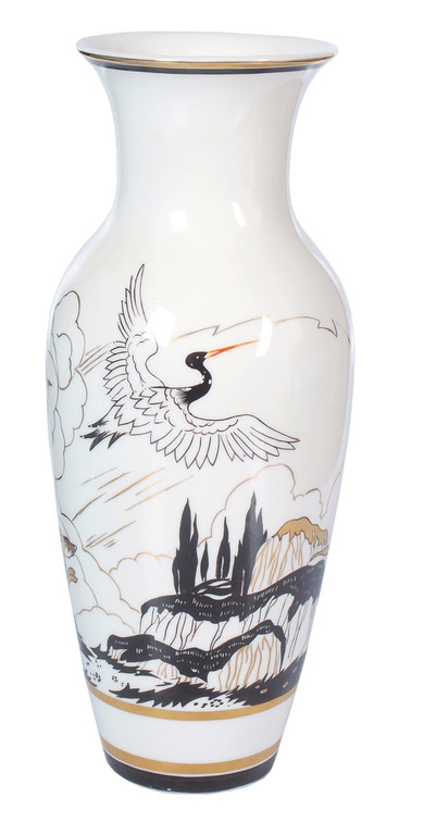 Porcelain vase ''Hunting goddess Diana ''