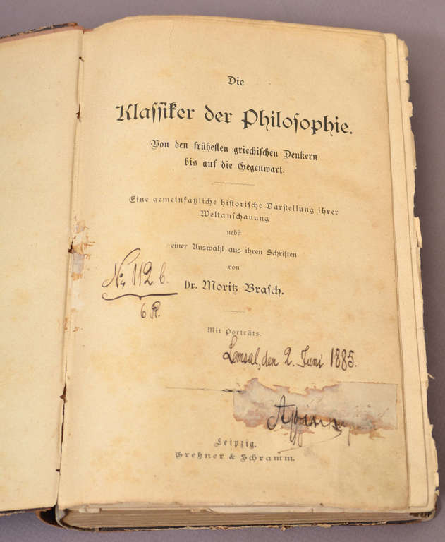 Die Klassicher der Philosophie, 2-е изд.