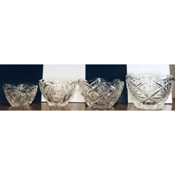 Crystal bowl set