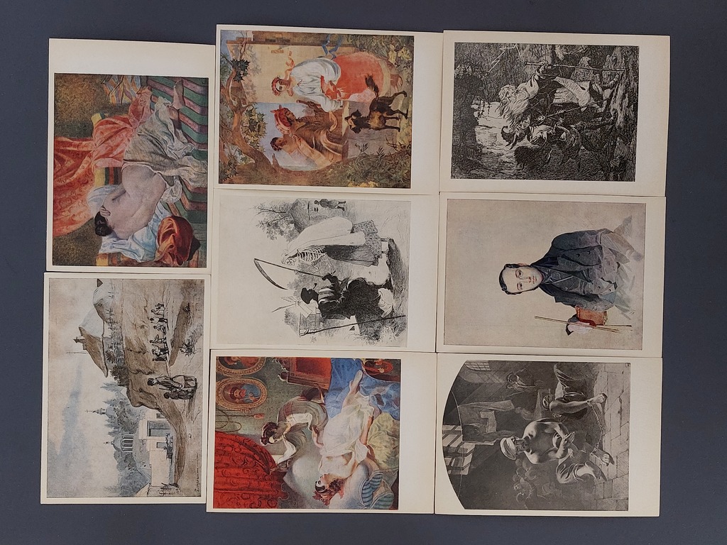 24 postcards with the painter TGShevchenko 1814-1861g. reproduction