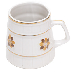 Porcelain beer cup