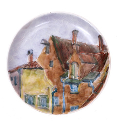 Wall Decor - The Old Town (small wall plate)