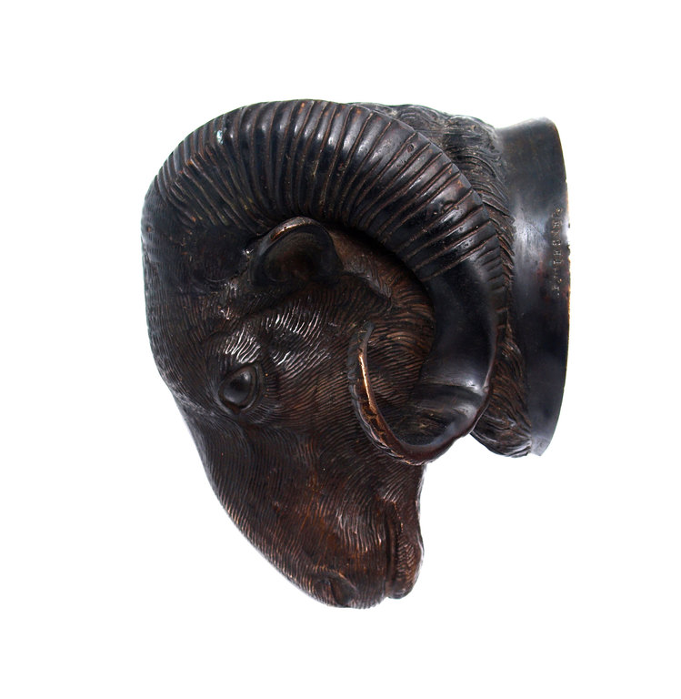 Bronze head of Aries