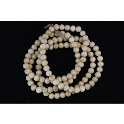 Bone / tusk bead necklace