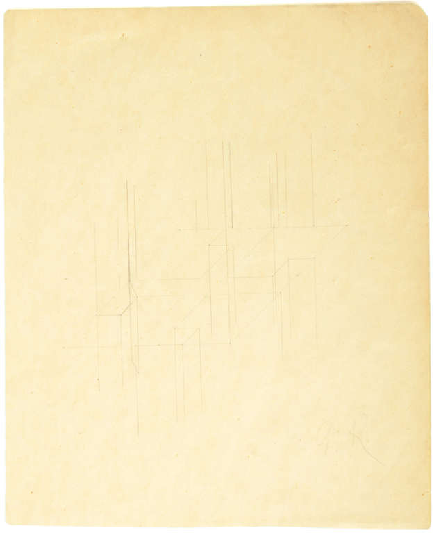 Spatial swastika construction by Klucis Gustav Gustavovich