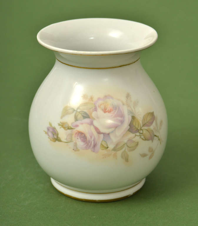 Porcelain vase with painting