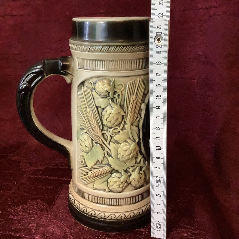 Beer goblet .Germany embossed pattern. Very good condition