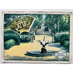Dzintari. Souvenir postcard with a spinning disk. Riga, Art. 