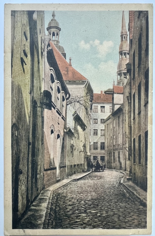 Old Riga. Reformatu street