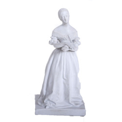 Biscuit figure 'Lady with the book 