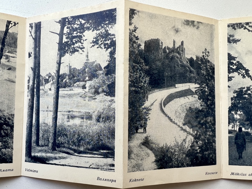 Hello from Latvia. SSR. Souvenir envelope with views of Latvia 1960-1970s Envelope size 11x7 cm. 12 photographs. Ed. Paraugtipografija, Riga. Latvia. Good condition.