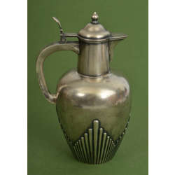 Silver water pitcher