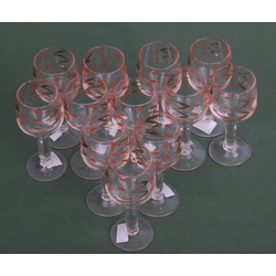 Glass cups (12 pcs.)