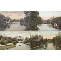 4 postcards - Riga.