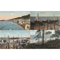 4 postcards Riga Jurmala