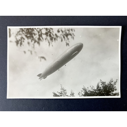 Postcard with the largest airship 