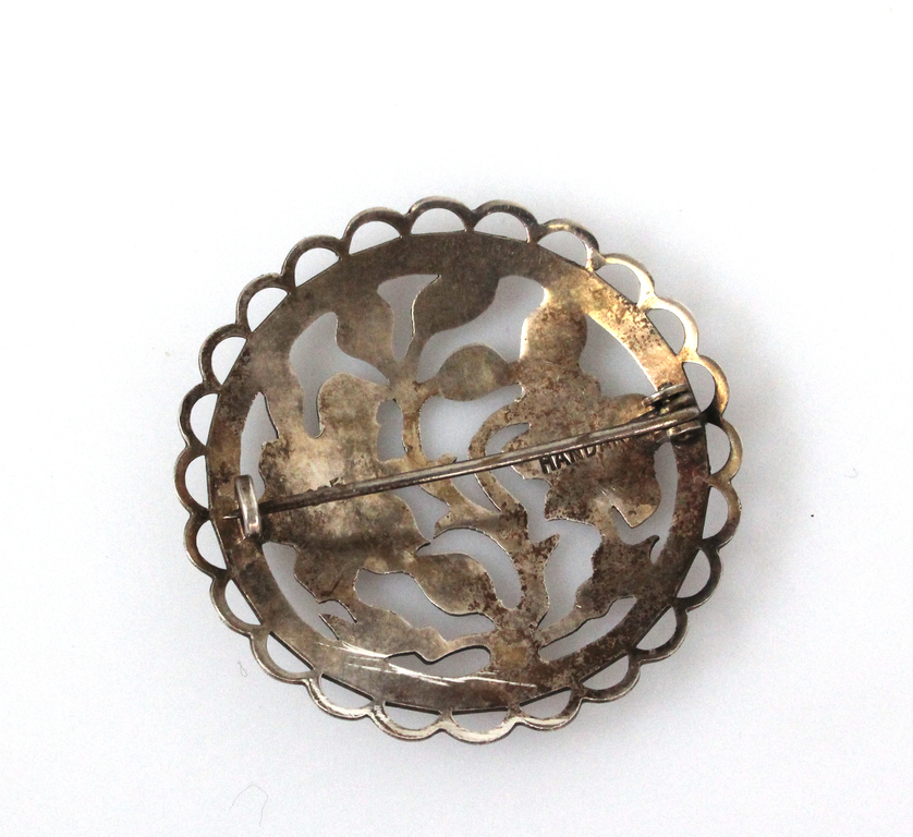 Silver brooch