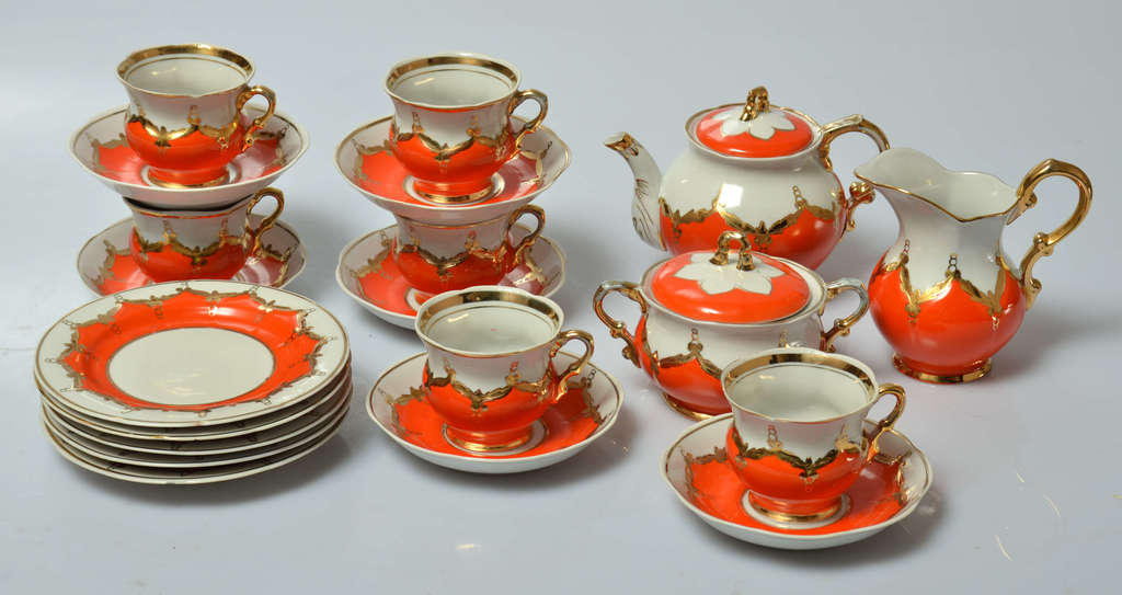 Baranovska porcelain service with gilding