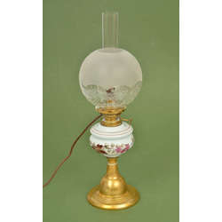 Electrified kerosene lamp